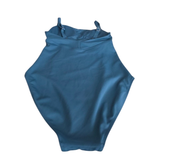 Athleta Sculpted One Piece Swimsuit Oceanic Teal Size Medium - Picture 3 of 14